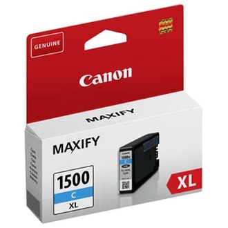 Papírenské zboží - Canon originální ink PGI 1500XL, cyan, 12ml, 9193B001, high capacity, Canon MAXIFY MB2050