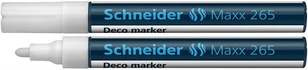 Papírenské zboží - Kriedový popisovač Maxx 265, biela, 2-3mm, tekutý, SCHNEIDER