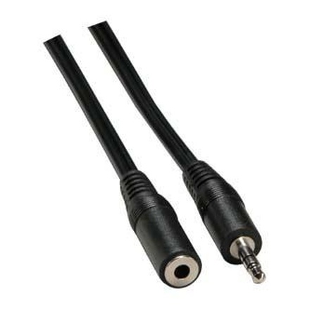 Papírenské zboží - Kabel Jack (3,5mm) M- Jack (3,5mm) F, 2m, černá