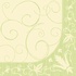 Papírenské zboží - Obrúsky 2-vrstvové, 40 x 40 cm Decosoft krémová/pastelovo zelená [50 ks]