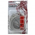 Papírenské zboží - UTP patchcord, Cat.5e, RJ45 M-5m, netienený, šedý, Logo, blister