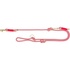 Papírenské zboží - Soft Rope predlžovací okrúhle tkané vodítko, S-XL: 2.00 m/ 10 mm, červená/krémová