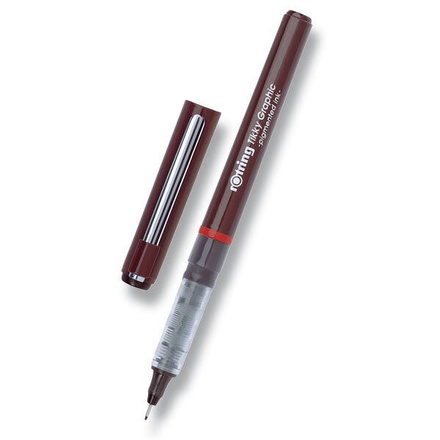 Papírenské zboží - Grafický liner Rotring Tikky Graphic 0,1 mm