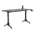 Papírenské zboží - ULTRADESK Herný stôl GRAND BLUE, 160x75 cm, 70-80 cm, 3 úrovne výšky, s XXL podložkou pod myš, držiak slúchadiel aj nápojov