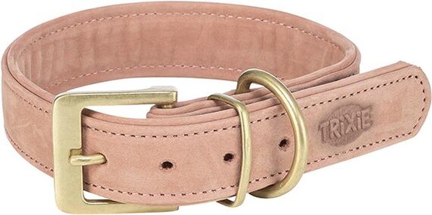 Papírenské zboží - Obojek PURE kožený, růžováXS: 25-31 cm/ 25 mm