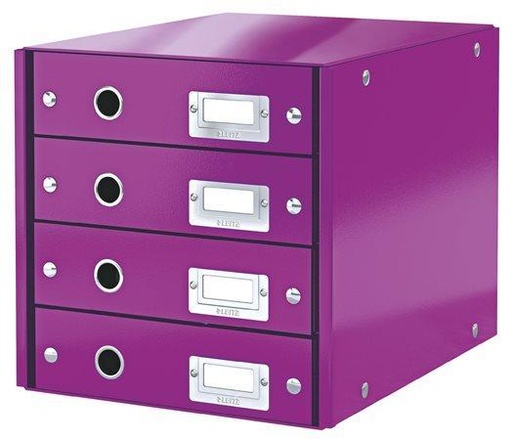 Papírenské zboží - Zásuvkový box Leitz Click & Store, Purpurová