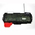 Papírenské zboží - Red Fighter K2, klávesnica CZ/SK, herná, podsvietená typ drôtová (USB), čierna, výmenná područka, stojane na mobil
