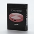 Papírenské zboží - Power Bank, Li-ion, 5V, 6000mAh, nabíjanie mobilných telefónov a in., W0608P, 1xkonektor, ružová