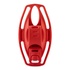 Papírenské zboží - Držiak na mobil Bone Bike Tie 3, na bycikel, nastaviteľná veľkosť, červený, 4.7-7.2, silikón, na pripevnenie na riadidlá, červená