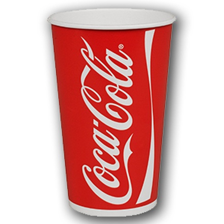 Papírenské zboží - Papírový kelímek Coca Cola 0,3 l [100 ks]