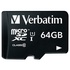 Papírenské zboží - Verbatim pamäťová karta Micro Secure Digital Card Premium, 64GB, micro SDXC, 44084, UHS-I U1 (Class 10), s adaptérom