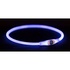 Papírenské zboží - Flash light ring USB, blikací obojok, modrá S-M: 40 cm/ o 8 mm