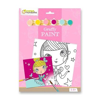 Papírenské zboží - Kreativní sada Avenue Mandarine Graffy Paint - princezna