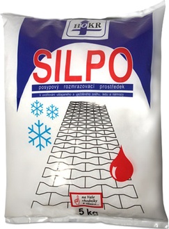 Papírenské zboží - Silpo Posypová sůl, až do teploty -15 °C posypový rozmrazovací prostředek 5 kg
