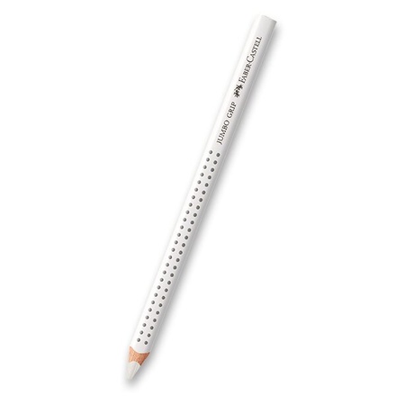 Papírenské zboží - Pastelka Faber-Castell Jumbo Grip -bílá 01