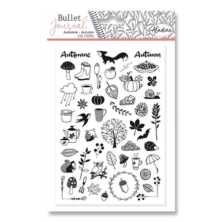 Papírenské zboží - Razítka Stampo Bullet Aladine Podzim, 50 ks