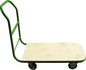 Papírenské zboží - Ručný prepravný vozík, 200 kg, zeleno-sivý