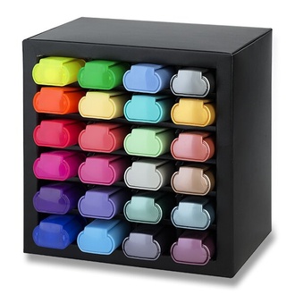 Papírenské zboží - Zvýrazňovač Faber-Castell Textliner 46 stolní souprava, 24 ks