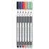 Papírenské zboží - Popisovač Schneider Paint-it 070 Brush sada 6 ks, základní a pastelové barvy