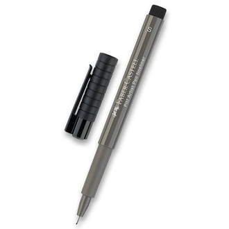 Papírenské zboží - Popisovač Faber-Castell Pitt Artist Pen šedý hrot S