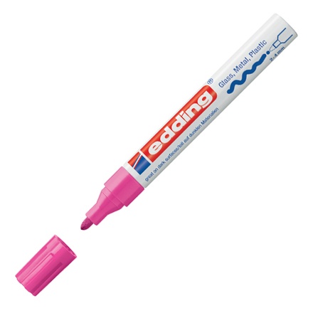Papírenské zboží - Lakový popisovač "750", růžová, 2-4mm, EDDING