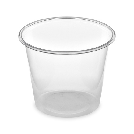 Papírenské zboží - Dresinková miska průhledná 125 ml (PP) [50 ks]