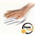 Papírenské zboží - Podložka pod klávesnicu Fellowes PlushTouch, ergonomická, penová, čierna, 47.5x6.2 cm, 1.5