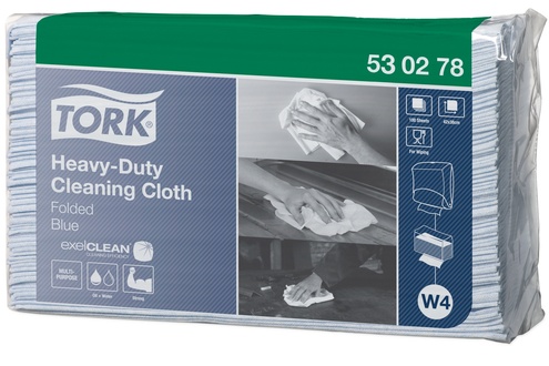 Papírenské zboží - Netkaná textílie Tork 530278 Premium 530 Top Pak modrá W4 [100 ks]
