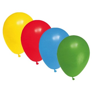 Papírenské zboží - Nafukovací balónky barevné mix "L" [100 ks]