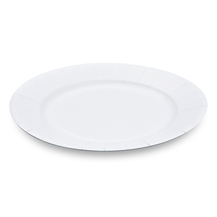 Papírenské zboží - Papírový talíř (FSC Mix) bílý průměr 28cm [50 ks]
