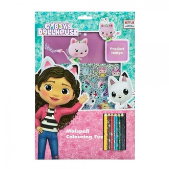 Papírenské zboží - Kreslící sada Gabby's Dollhouse