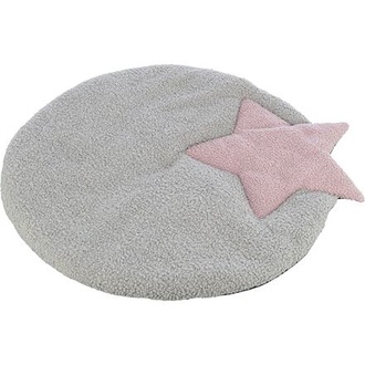 Papírenské zboží - JUNIOR podložka STAR k ležení pro štěňata, 55 x 61 cm, šedá/světlá lila 
