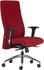 Papírenské zboží - Kancelárska stolička BOSTON H, červená, čalúnenie textílie, hliníkový kríž
