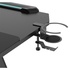 Papírenské zboží - ULTRADESK Herný stôl SPACE XXL V2 BLACK, 144x70 cm, 75 cm, LED RGB podsvietenie s dotykovým