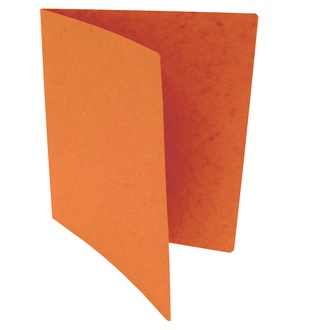 Papírenské zboží - Mapa 250 prešpan 350g bez klop oranžová [1 ks]
