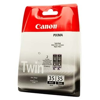 Papírenské zboží - Canon originální ink PGI35BK, black, 2x191str., 1509B012, 2ks, Canon Pixma iP100