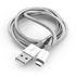 Papírenské zboží - USB kábel (2.0), USB A M - microUSB M, 1m, reversible, strieborný, Verbatim, box, 48862