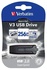 Papírenské zboží - USB flash disk V3, čierna-strieborná, 256GB, USB 3.0, 80/25 MB/sec, VERBATIM