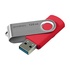 Papírenské zboží - Goodram USB flash disk, USB 3.0 (3.2 Gen 1), 128GB, UTS3, červený, UTS3-1280R0R11, USB A, s otočnou krytkou