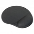 Papírenské zboží - Podložka pod myš, ergonomická, gélová, čierna, Logo