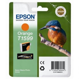 Papírenské zboží - Epson originální ink C13T15994010, orange, 17ml, Epson Stylus Photo R2000