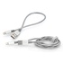 Papírenské zboží - USB kábel (2.0), USB A M - Apple Lightning M, 1 + 1.3m, strieborný, Verbatim, box, 48873, 2ks (1x100cm + 1x30cm)