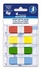 Papírenské zboží - Záložky so zásobníkom, 4x36 lístkov, 43x12,5 mm, VICTORIA, mix farieb
