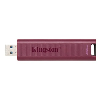 Papírenské zboží - Kingston USB flash disk, USB 3.0 (3.2 Gen 2), 256GB, DataTraveler Max, vínový, DTMAXA/256