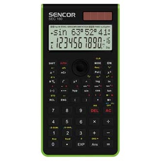 Papírenské zboží - Sencor Kalkulačka SEC 160 GN, zelená, školní, dvanáctimístná
