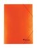 Papírenské zboží - Dosky s gumičkou, oranžové, kartón, A4, VICTORIA