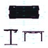 Papírenské zboží - ULTRADESK Herný stôl FORCE - biely, 166x70 cm, 76.5 cm, s XXL podložkou pod myš, držiak slúchadiel aj nápojov, RGB podsvietenie