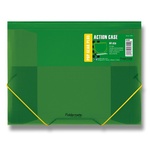 Papírenské zboží - Tříchlopňové desky s gumou FolderMate Pop Gear Plus zelená
