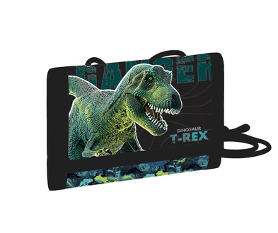 Papírenské zboží - Dětská textilní peněženka Premium Dinosaurus