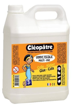 Papírenské zboží - Bílé PVA lepidlo VINYL'ECOLE 2 kg, CLEOPATRE